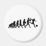 Évolution du football magnets pour réfrigérateur