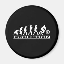Évolution - faire du vélo de Mt Magnets Pour Réfrigérateur