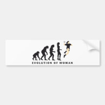 évolution female handball adhésifs pour voiture