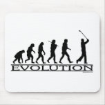 Évolution - golf - homme tapis de souris