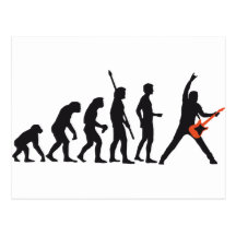 évolution guitar cartes postales