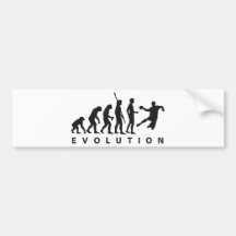évolution handball autocollants pour voiture