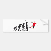 évolution handball autocollants pour voiture