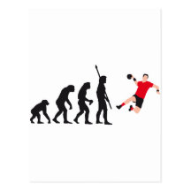 évolution handball carte postale