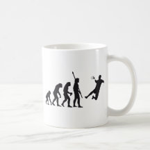 évolution handball mug à café