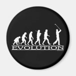 Évolution - homme - golf magnets
