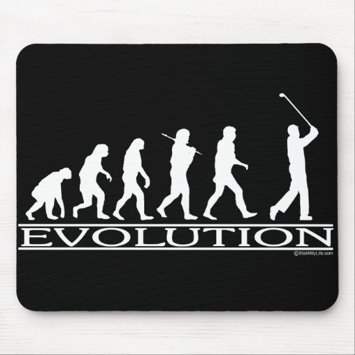 Évolution - homme - golf tapis de souris