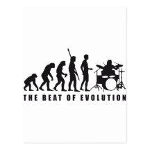 évolution plus drummer carte postale