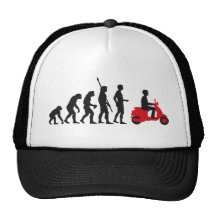 évolution plus scooter casquette de camionneur