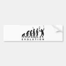 évolution tennis autocollants pour voiture