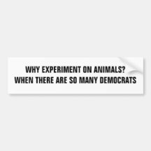 EXPÉRIMENTATION ANIMALE AUTOCOLLANTS POUR VOITURE