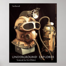 Explorateur souterrain posters