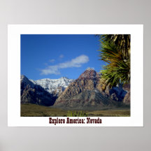 Explorez l'Amérique : Le Nevada Affiches