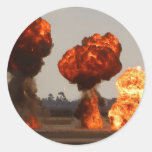 Explosions du feu adhésifs