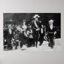 Expo 1913 du Roi Albert et de la Reine Elizabeth G Affiches