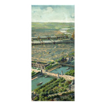 Expo du monde Paris 1900 France Doubles Cartes