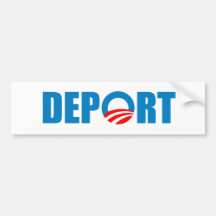 Expulsez Obama maintenant Autocollants Pour Voiture