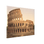 Extérieur du Colosseum, Rome, Italie Impression Sur Toile