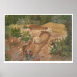 Extraction de l'or (0139B) Affiches