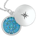Extrémité aztèque maya de collier de calendrier du