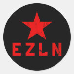 EZLN - Ejército Zapatista de Liberación Nacional Adhésifs Ronds