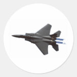 F-15 Eagle Flght Adhésif Rond