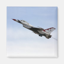 F-16 Thunderbird en vol Magnets Pour Réfrigérateur