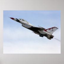 F-16 Thunderbird en vol Posters