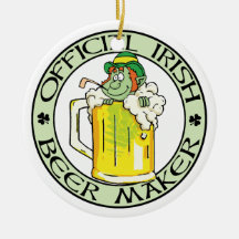 Fabricant de bière irlandais décoration pour sapin de noël