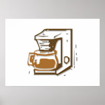 Fabricant de café poster