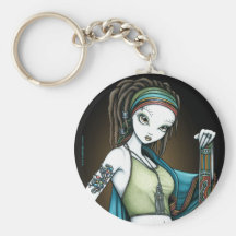 Fabricant tribal Fae Keychain de pluie de Dreadloc Porte-clé