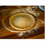 Fabrication de la pâte de pizza dans ma cuisine photo en découpe