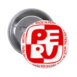 Fabriqué au Pérou Badges Avec Agrafe