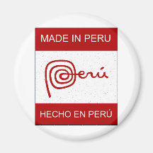 Fabriqué au Pérou Magnets Pour Réfrigérateur