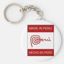 Fabriqué au Pérou Porte-clefs