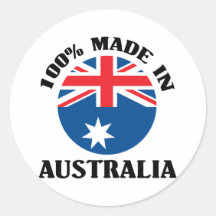 Fabriqué en Australie Autocollants
