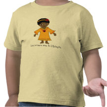 Fabriqué en Ethiopie : Fille T-shirts