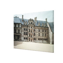 Façade du sud-est de l'aile de Francois I Impression Sur Toile