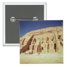 Façade du temple de Ramesses II Pin's Avec Agrafe