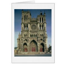 Façade occidentale, c.1220-70 (photo) (pour des dé carte de vœux