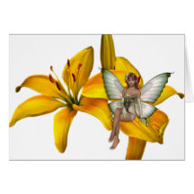 Faery 3 de fleur de KRW Carte
