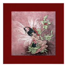 Faery de baie de houx invitation