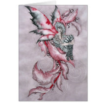 Faery de Noël Cartes De Vœux