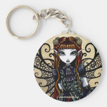 Faery d'une chevelure auburn de Goth de la "patien Porte-clefs