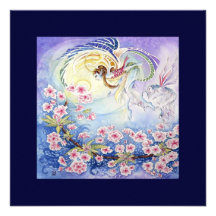 Faery II de fleurs de cerisier Cartons D'invitation