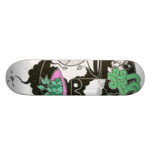 Faire de la planche à roulettes allé de la tête tr