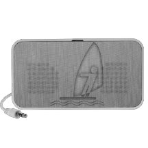 Faire de la planche à voile ; Métal-regard Haut-parleurs Ordinateur Portable
