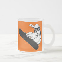 Faire du surf des neiges 3 mug à café
