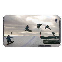 Faire du surf des neiges le cas d'iTouch de tours Coque iPod Touch