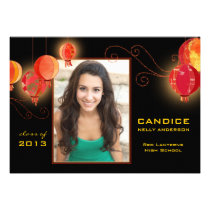 Faire-part 2013 asiatique de diplômé de photo de l invitations
